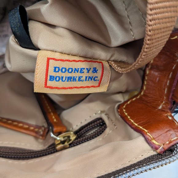 Get Ready For Fall With A Wonderful Dooney Red Nylon Cross Body Bag NWT - Picture 5 of 12